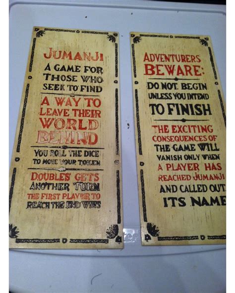 jumanji board game rules